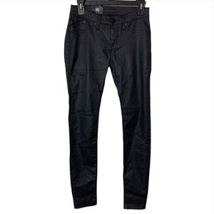 Rock & Republic Women's Kashmiere Low Rise Legging Shark Skin Black NWT Size 2